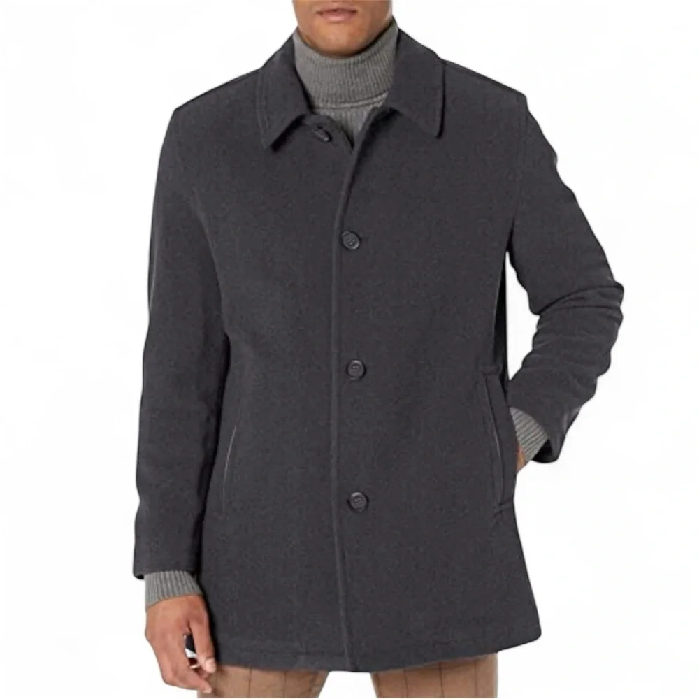 Cole Haan | Men’s Wool Cashmere Blend Car Coat
